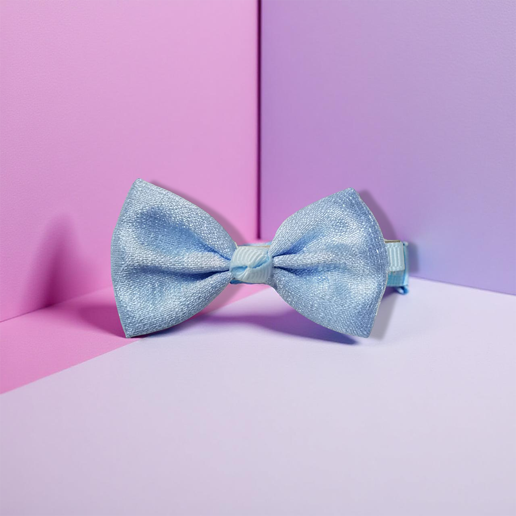 Sweet Bow Hair Clip (Blue)