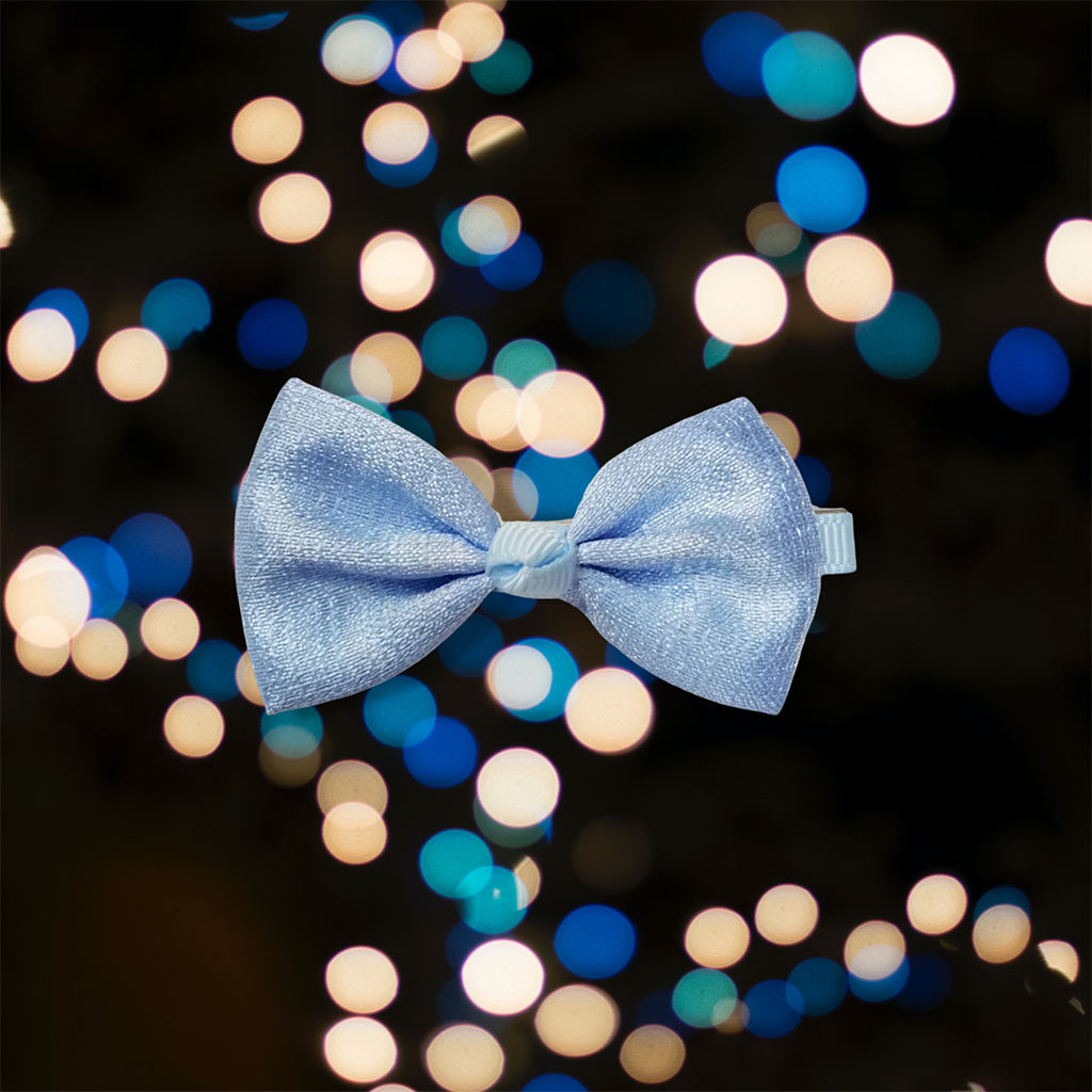Sweet Bow Hair Clip (Blue)