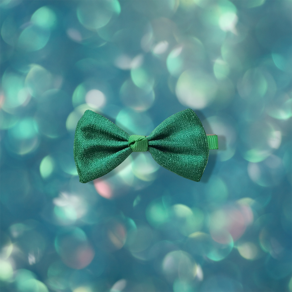 Sweet Bow Hair Clip (Green)