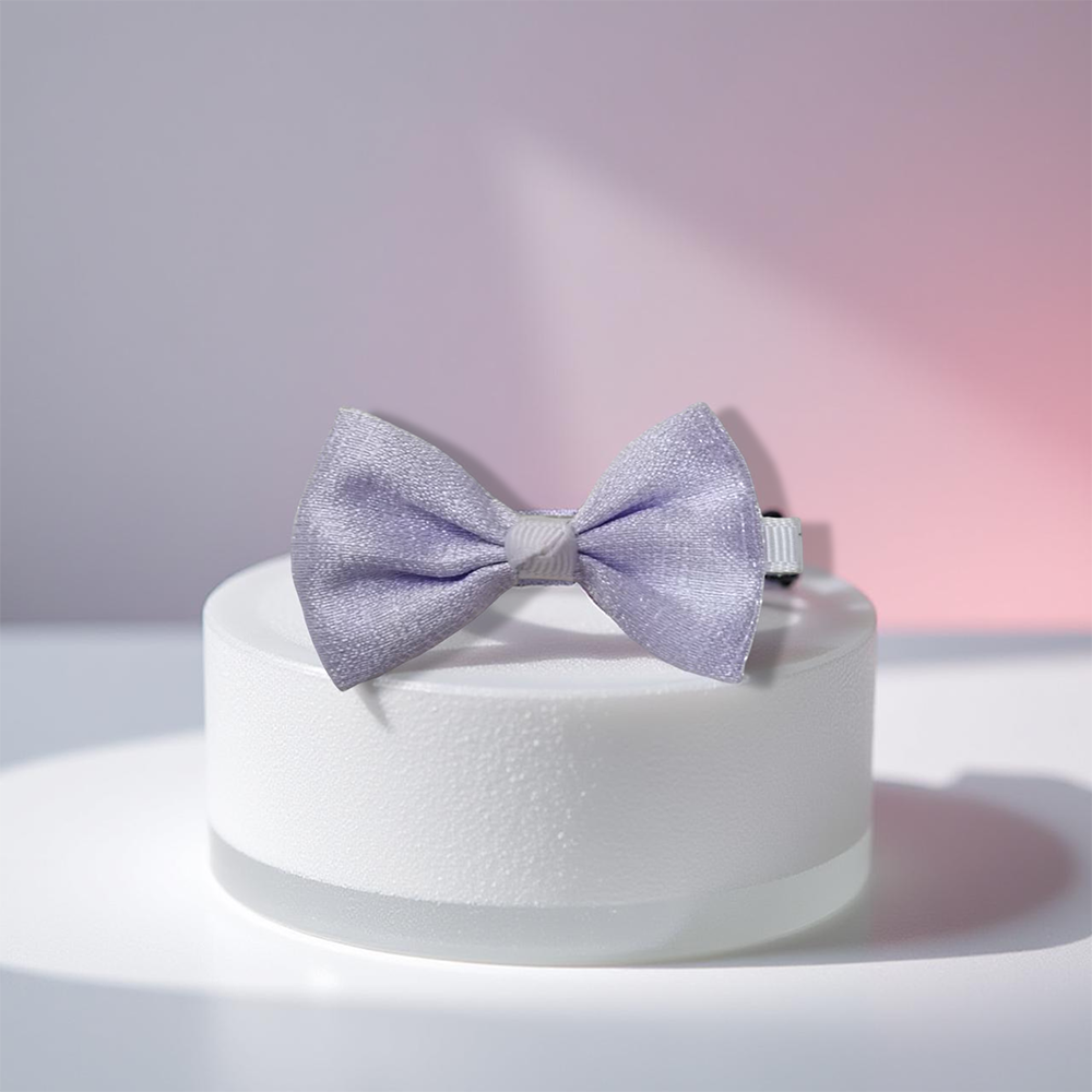 Girls Hair Sweet Bow Clip (Purple)