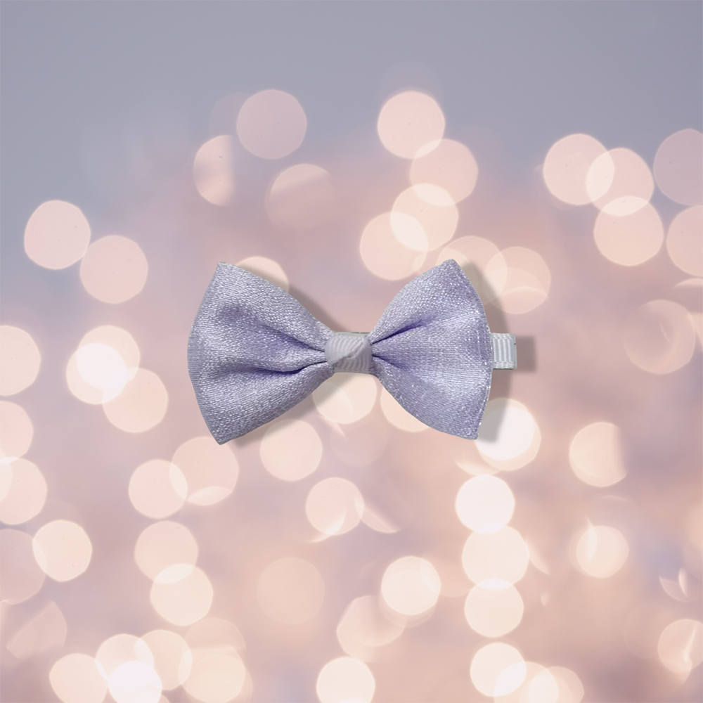 Girls Hair Sweet Bow Clip (Purple)
