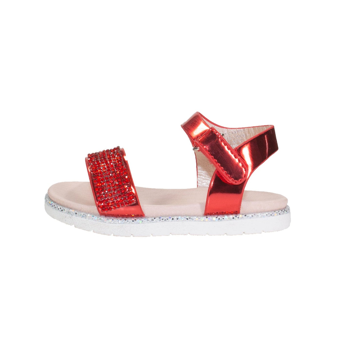 Girls Open-Toe Sandals in Red