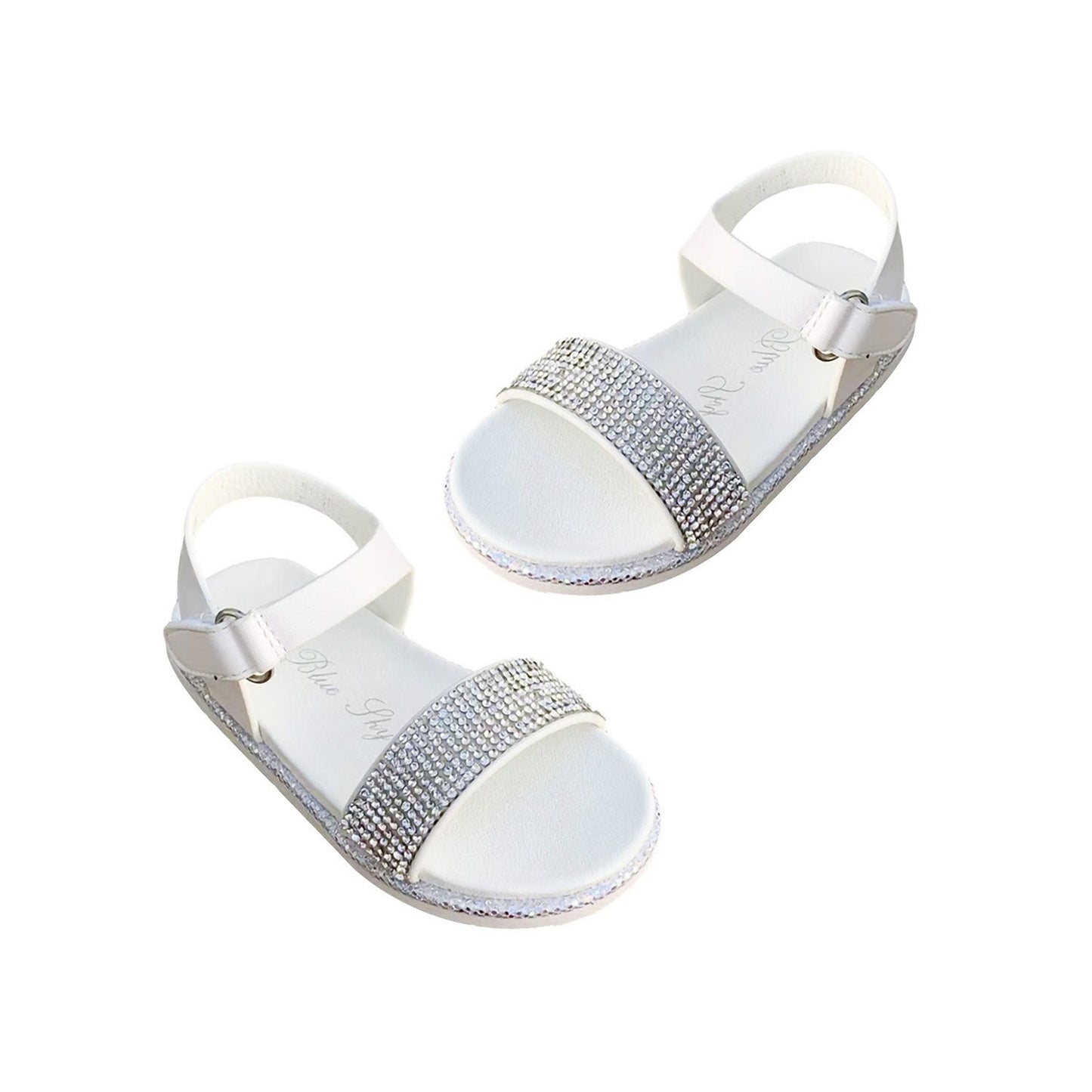 Girls Open-Toe Sandals in White