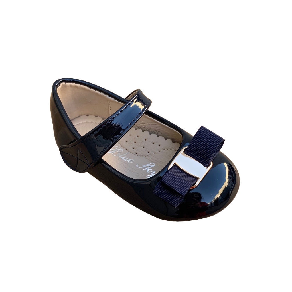 Girls Dress Up Shoes in Navy