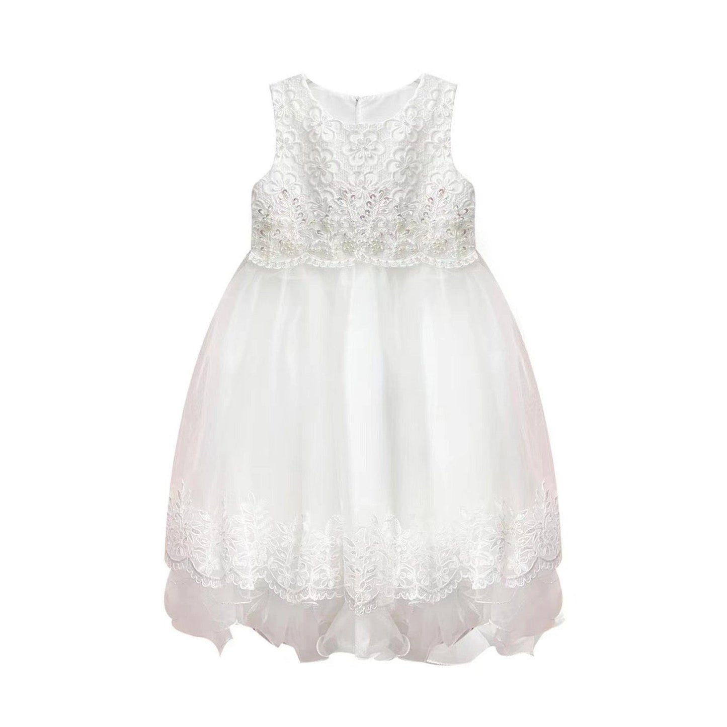 Classic Lace Dress in Ivory