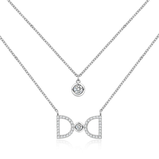 Duo D Double Necklace