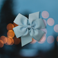 Ribbon Bow Hair Clip (Baby Blue)