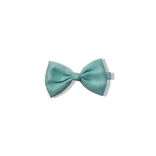 Sweet Bow Hair Clip (Aquamarine)