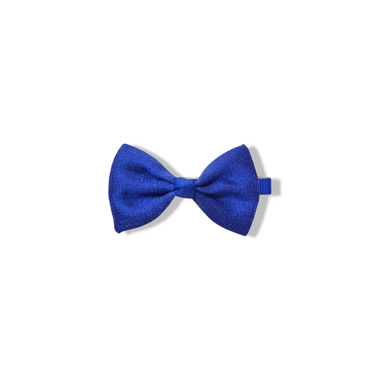 Girls Sweet Bow Hair Clip (Royal Blue)