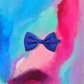 Girls Sweet Bow Hair Clip (Royal Blue)