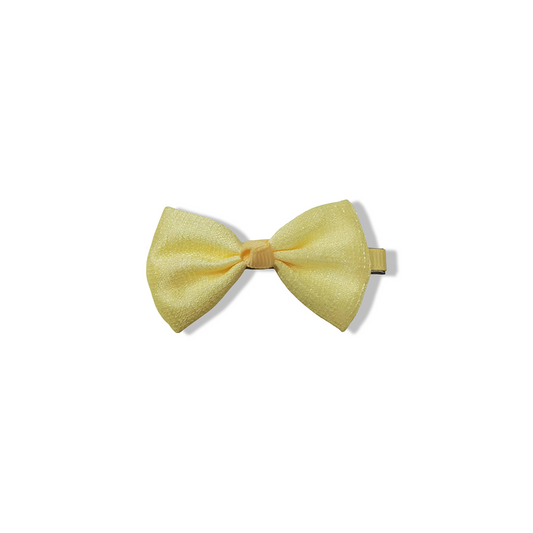 Sweet Bow Hair Clip (Lemon)