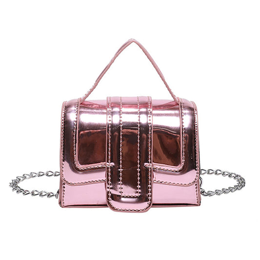 Metallic Luxe Mini Bag (Pink)