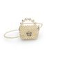 Pearl Mini Bag Silver Bow