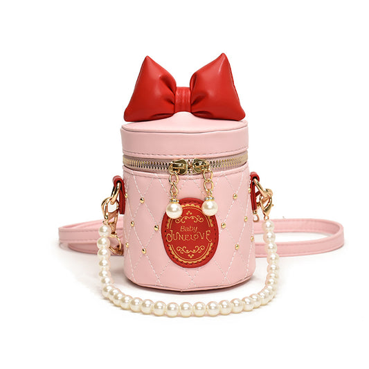 Snow Princess Bow Mini Bag (Pink/Red)