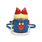 Snow Princess Bow Mini Bag (Red/Blue)