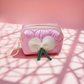 Bow Mini Purse with Key Ring (Hot Pink)