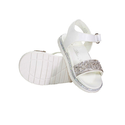 Girls Open-Toe Sandals in White