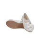Girls Ballet Flat Shoes in White