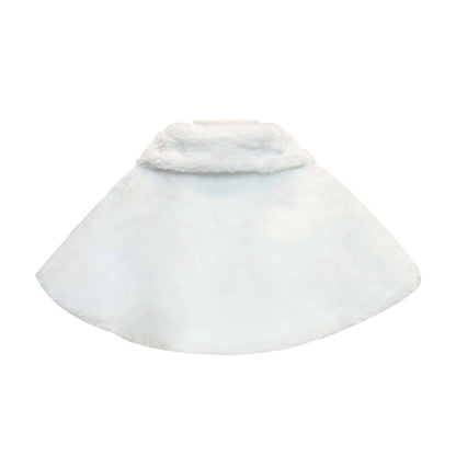 Faux Fur Princess Cape in White